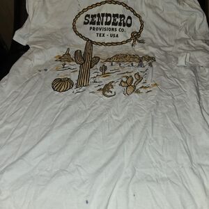 Sendero Provisions Co. White Graphic T-Shirt